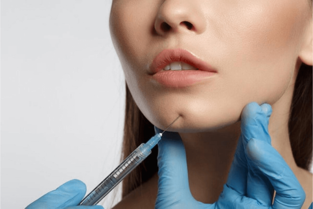 مراحل انجام تزریق بوتاکس به چانه