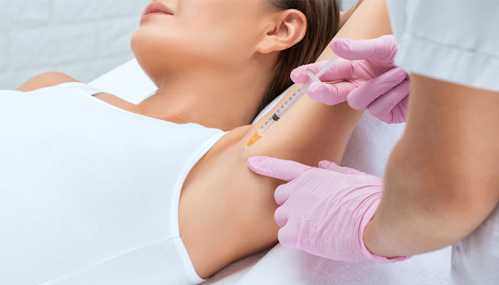 مزایای بوتاکس زیر بغل