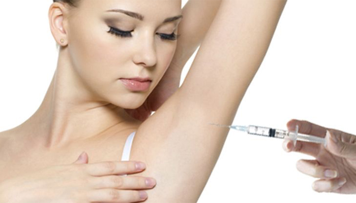 هزینه بوتاکس زیر بغل