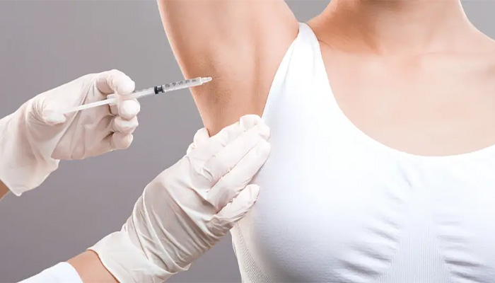 هزینه بوتاکس زیر بغل