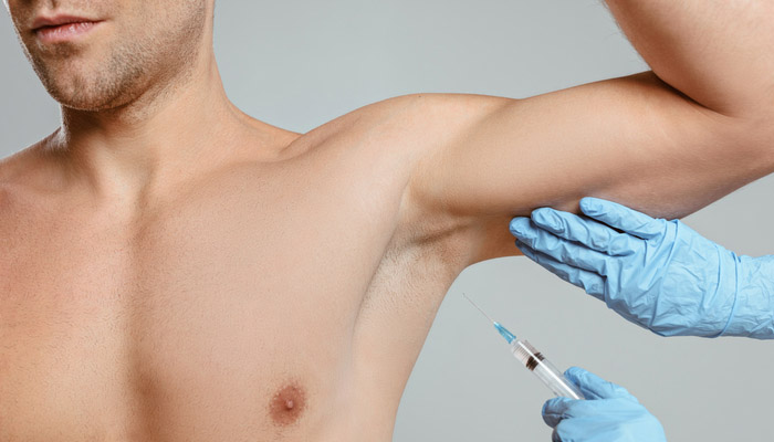 عوارض بوتاکس زیر بغل