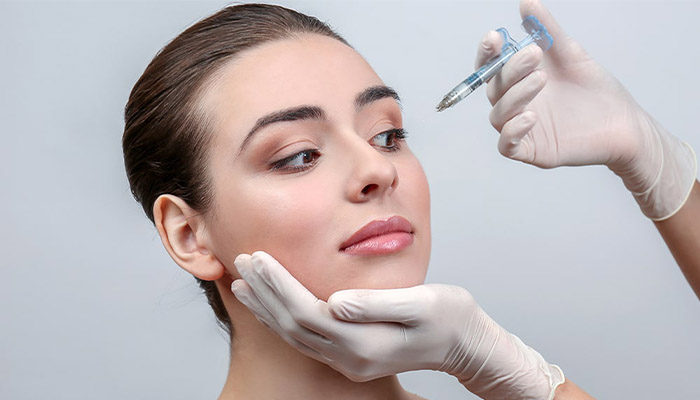 زاویه سازی صورت با تزریق ژل