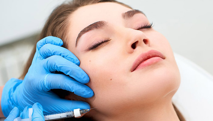 زاویه سازی صورت با تزریق ژل